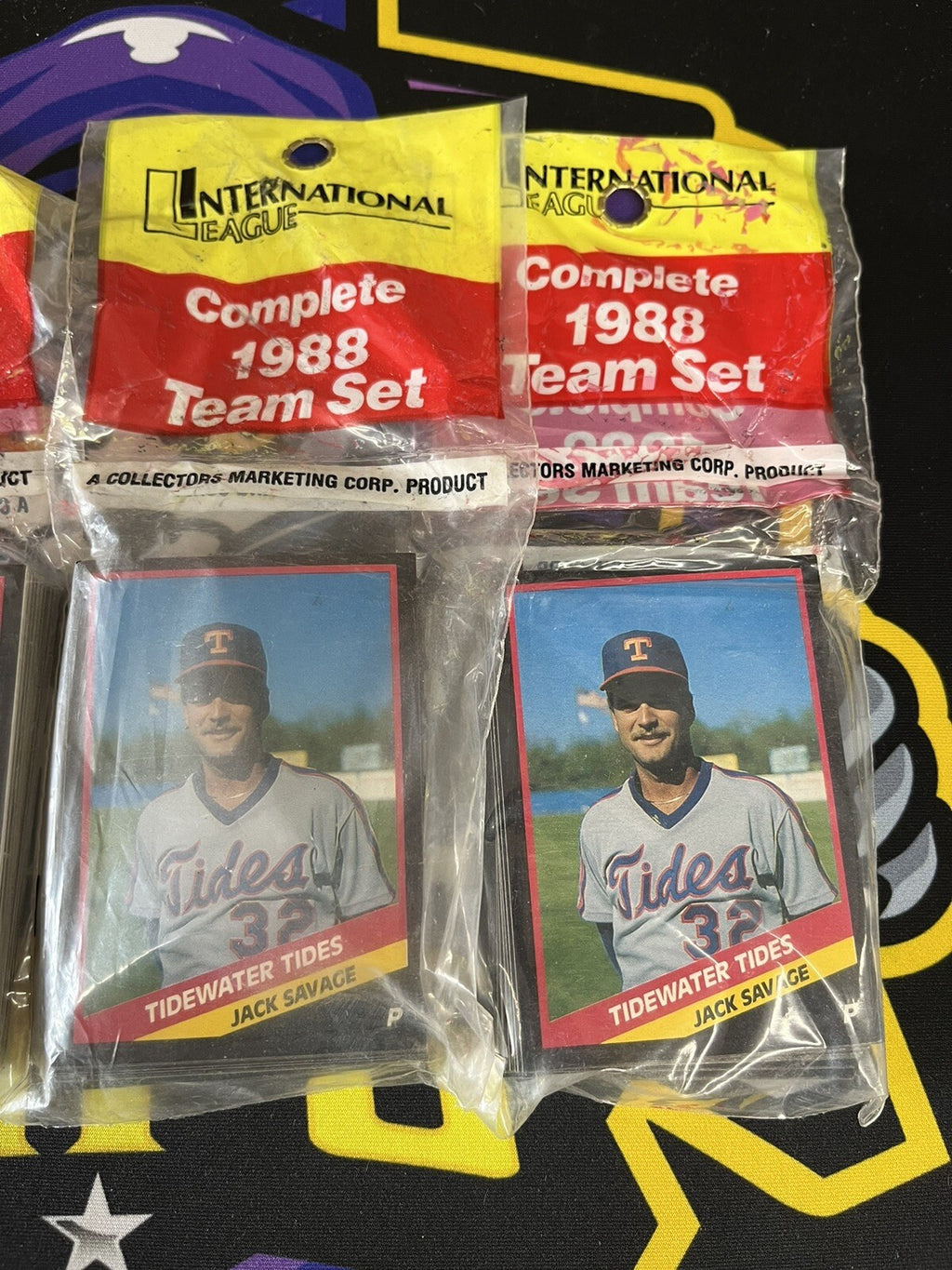 1988 Tidewater Tides Mets Minor League 4 Sealed Sets of 26 - Gregg Jefferies