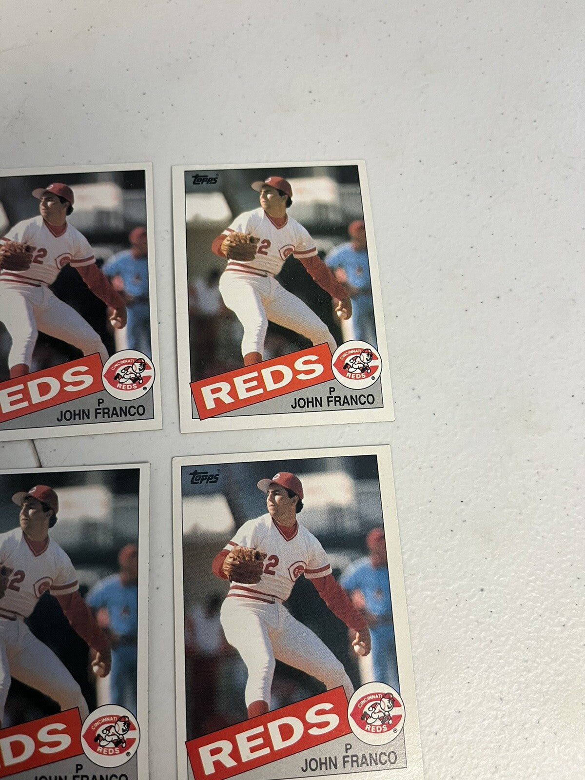 1985 Topps John Franco 6 Card Lot NM/MT Reds